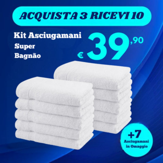 Acquista 3, Ricevi 10 – Asciugamani da Bagno ZOLLNER (50x100 cm, 550g/m²)