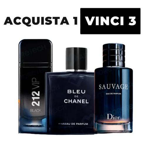 Acquista 1, Ricevi 3 – KIT di Profumi Importati + Regalo Esclusivo